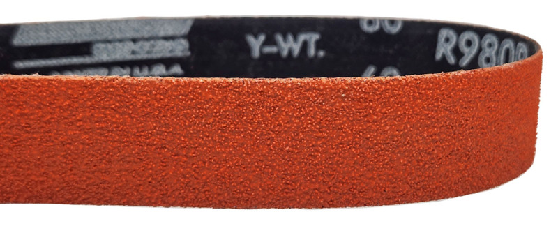 1" (25 mm) W x 30" (762 mm) L 60 Grit DynaCut Premium Ceramic Belt