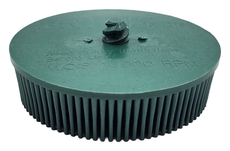3" (76 mm) Dia. x 50 Grit 3M Roloc Bristle Disc