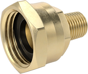 3/4" Female GHT to 1/4" Male NPT Swivel Adaptor