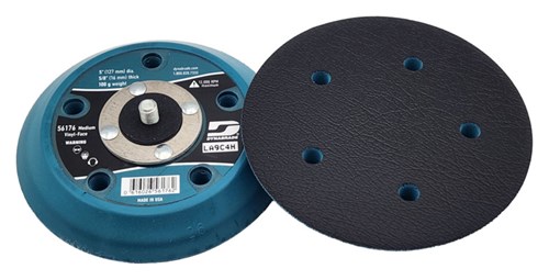 5" (127 mm) Dia. Vacuum Disc Pad, Vinyl-Face