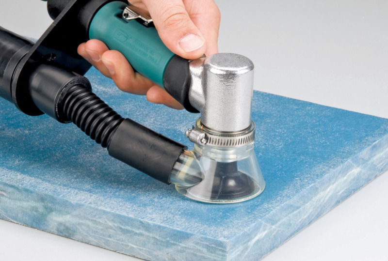 2" (51 mm) Dia. 7 Degree Offset Disc Sander, Central Vacuum