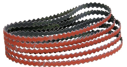 Bande abrasive DynaCut en céramique à bord festonné, grain 60, 1/2" (13 mm) de largeur x 24" (610 mm) de longueur