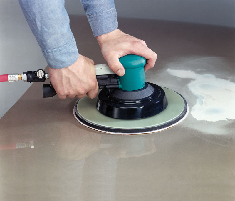11" (279 mm) Dia. Two-Hand Gear-Driven Sander, Non-Vacuum