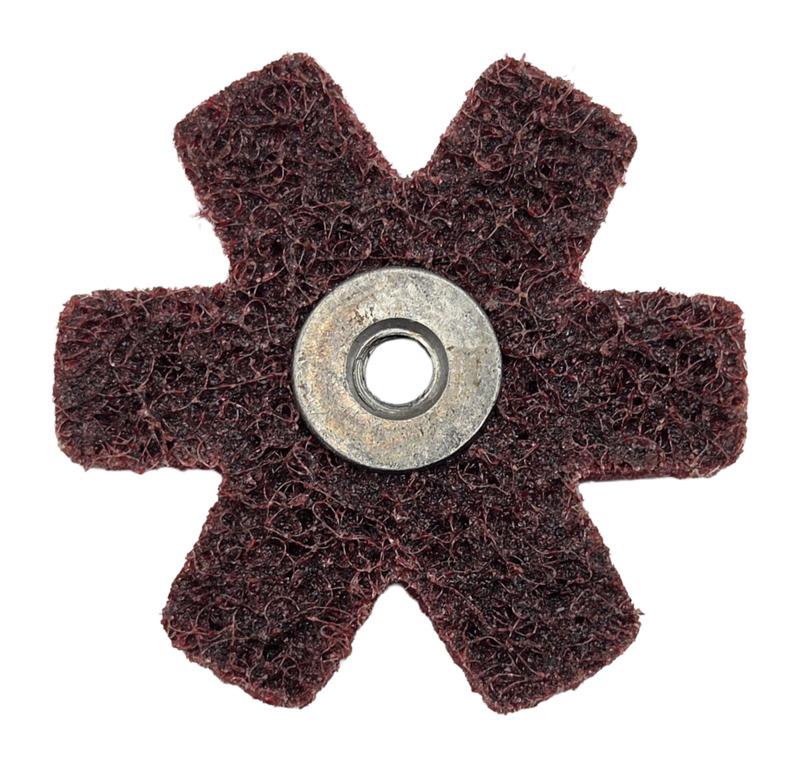 2" (51 mm) Dia. A-Medium 1/4-20 Eyelet DynaBrite Sanding Star