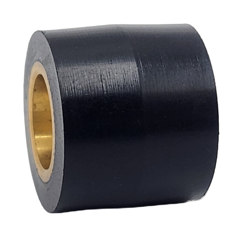 Contact Wheel, 3/4" Dia. x 5/8" W x 3/8" I.D., Crown Face, 70 Duro Rubber