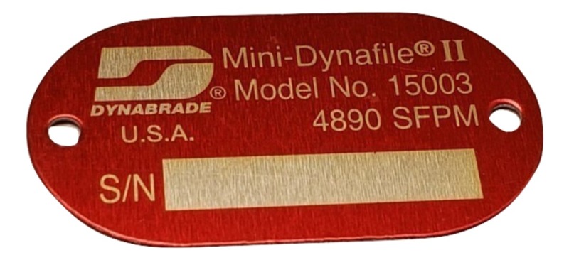Nameplate for 15003