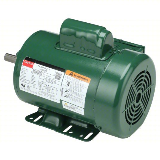 1HP TEFC Motor, 1725 RPM 60HZ Rigid Base
