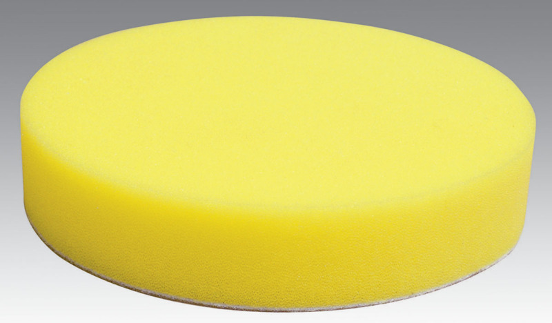 5" (127 mm) Dia. Polishing Pad, Foam, Flat Face