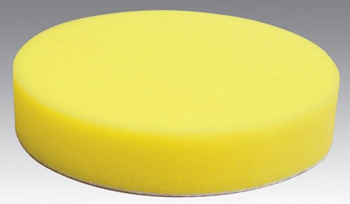 5" (127 mm) Dia. Polishing Pad, Foam, Flat Face