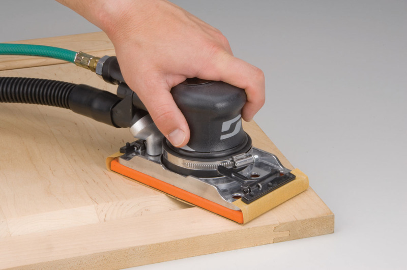 3-2/3" (93 mm) W x 7" (178 mm) L Dynabug Orbital Sander, Central Vacuum
