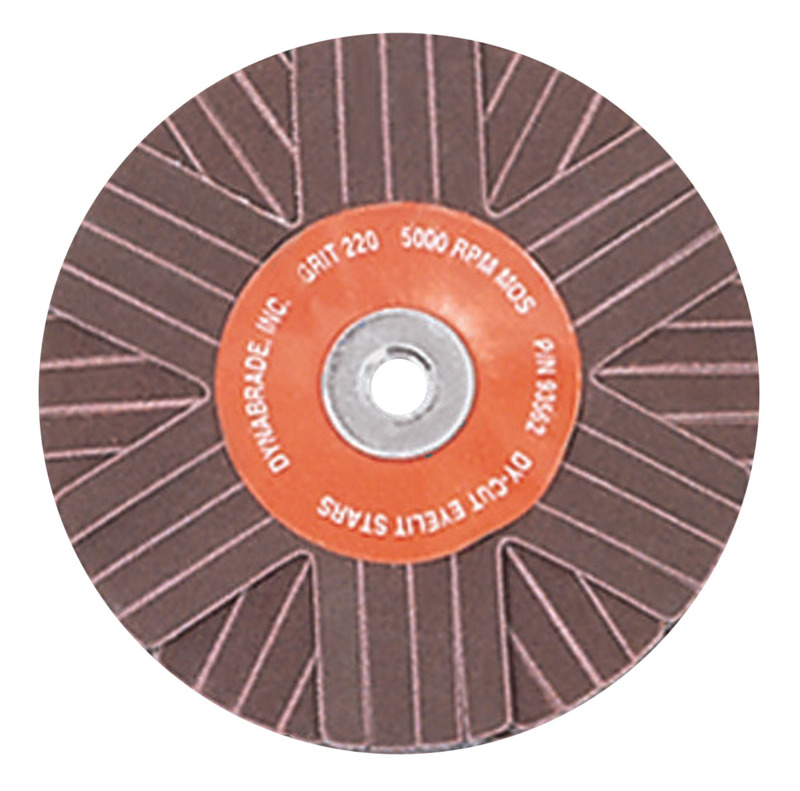 3" (76 mm) Dia. 120 Grit A/O Eyelet Sanding Star