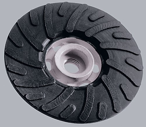 Plaquette de frein à disque de 4-1/2" (114 mm) de diamètre, à surface spiralée