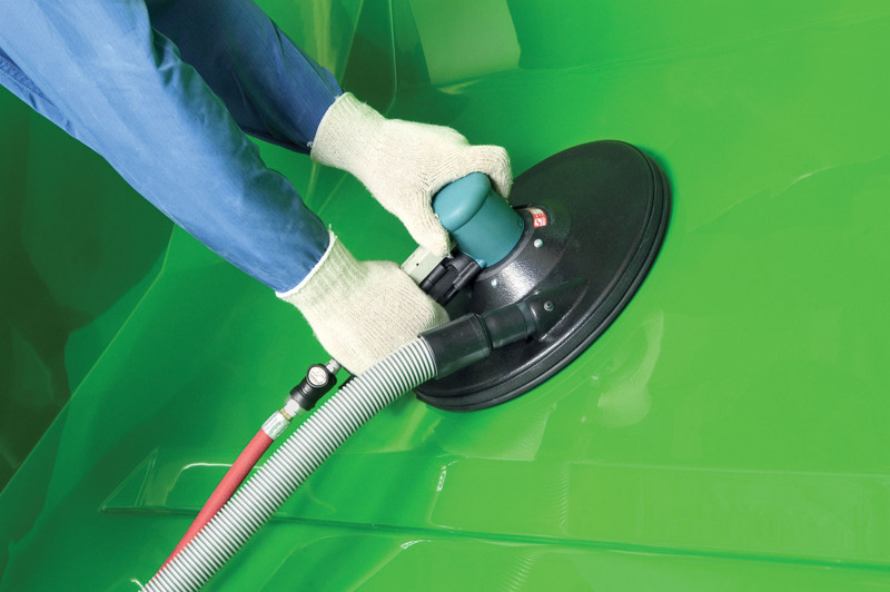 11" (279 mm) Dia. Two-Hand Gear-Driven Sander, Central Vacuum