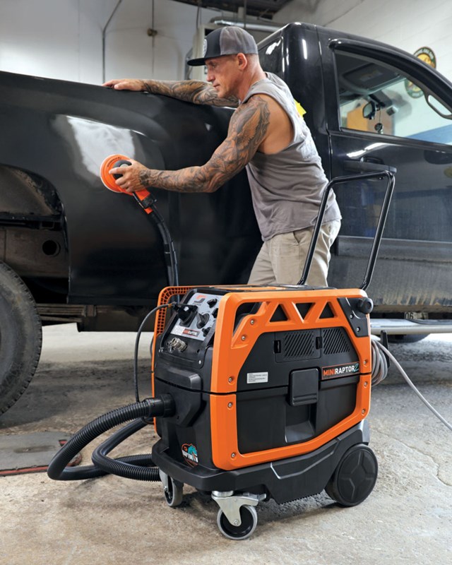 6" (150 mm) Dia. Vacuum Nitro-E Series Random Orbital Sander, Vacuum Short Hook Pad