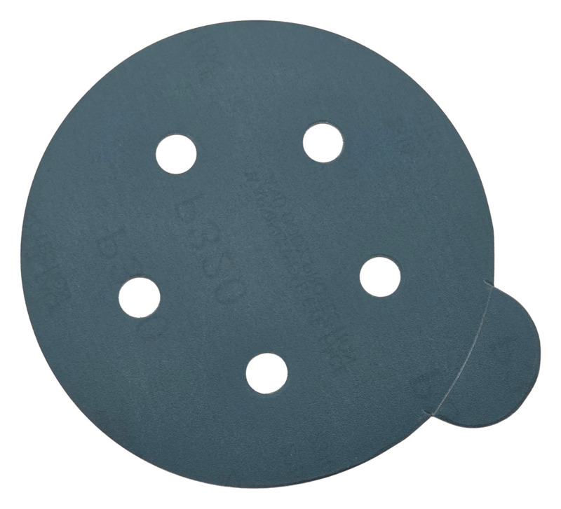5" (127 mm) Dia. x 320 Grit A/O Vacuum PSA Filmbac DynaCut Disc