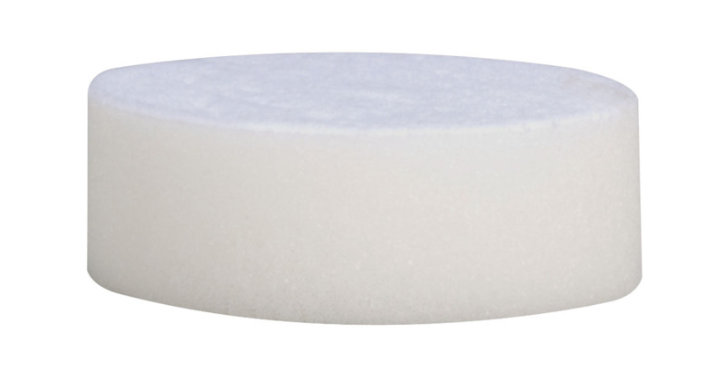 3" (76 mm) Dia. Polishing Pad, Foam, Flat Face