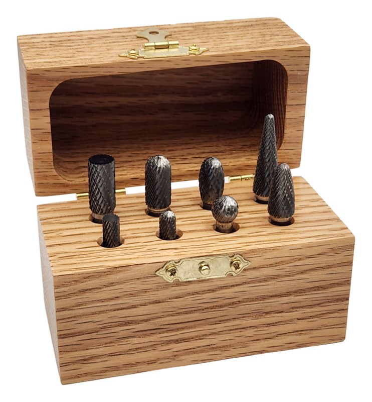 Carbide Burr 8-Piece Burr Kit, 6 mm Shank