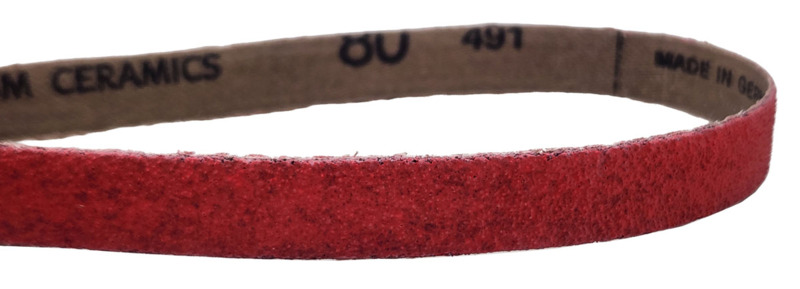 1/2" (13 mm) W x 24" (610 mm) L 80 Grit Ceramic DynaCut Belt