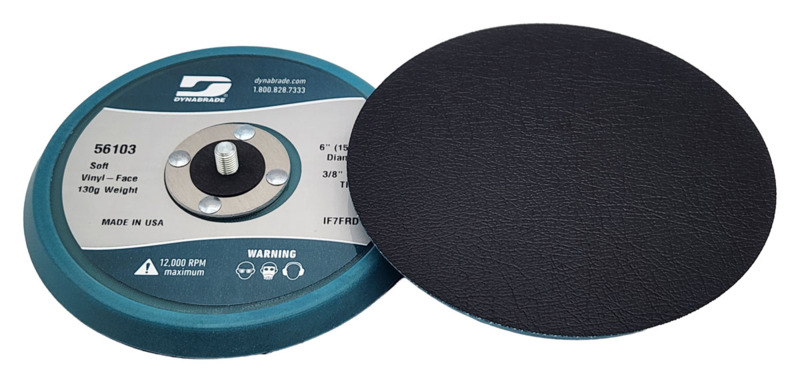 6" (152 mm) Dia. Non-Vacuum Disc Pad, Vinyl-Face