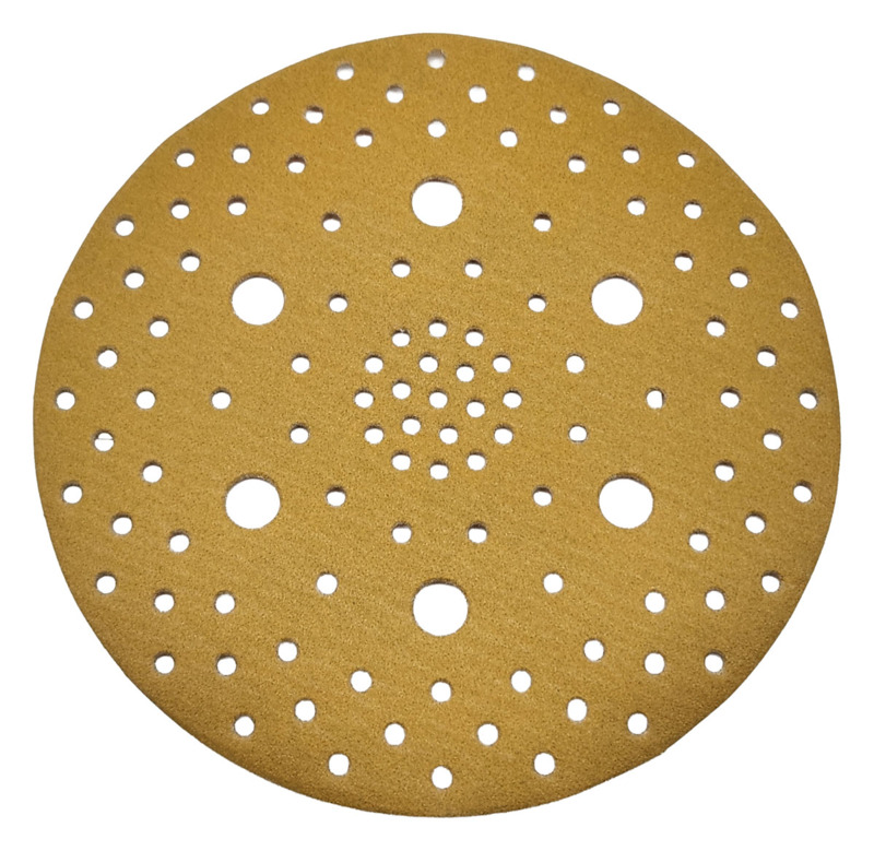 Disque DynaCut à support adhésif sous vide, à crochets, multi-trous, diamètre 6" (152 mm), grain 150, A/O