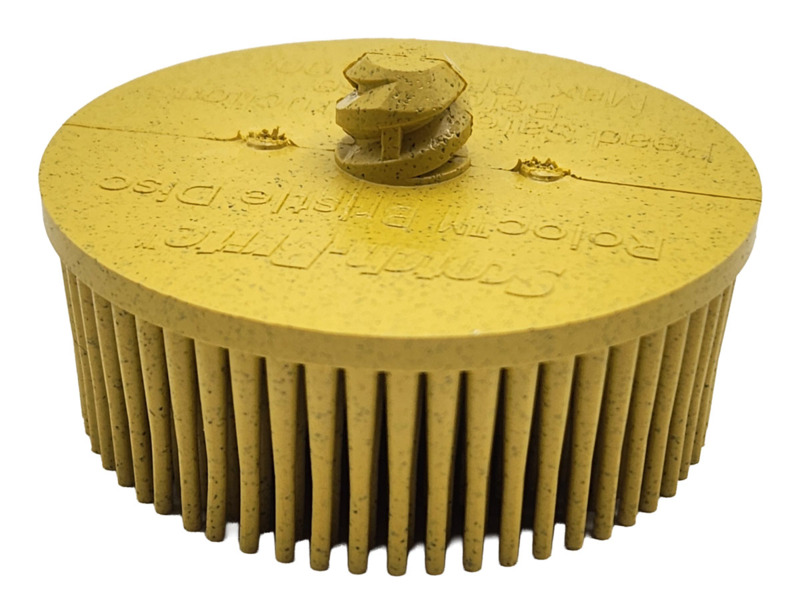2" (51 mm) Dia. x 80 Grit 3M Roloc Bristle Disc
