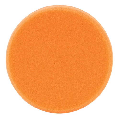 5-1/2" Dynacut Orange Foam Flat Face Polishing Pad, Hook and Loop