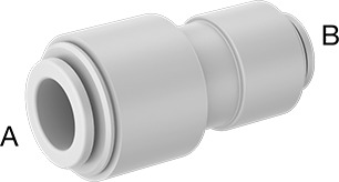Reducing Coupler, 3/8" to 1/4" Tube OD