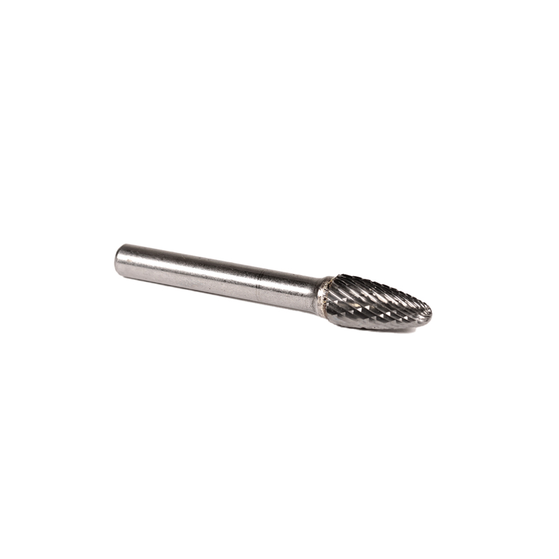 Fraise en carbure, diamètre 3/8" (10 mm), fraise SF-3 D/C, extrémité arrondie, rainure de 3/4", tige de 1/4"