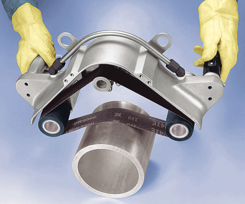 Outil à bande abrasive Dynangle II, à moteur unique