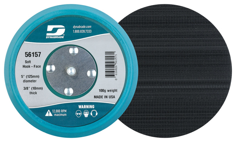 5" (127 mm) Dia. Non-Vacuum Disc Pad, Hook-Face, Short Nap