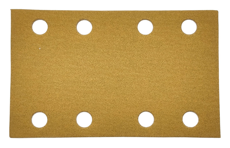 Feuille DynaCut à grain 220, face adhésive, pour aspiration, 81 mm de largeur x 133 mm de longueur