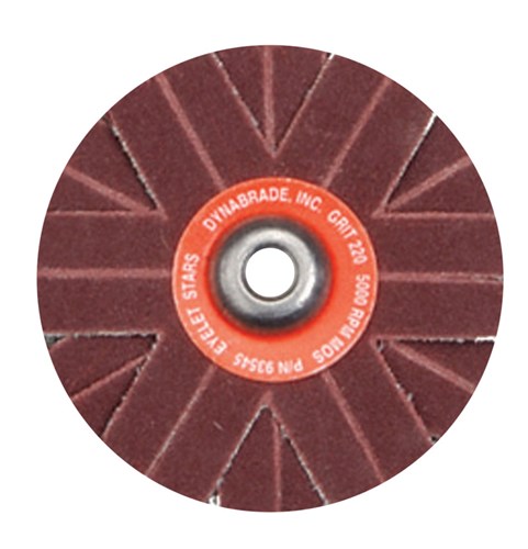 1" (25 mm) Dia. 180 Grit A/O Eyelet Sanding Star