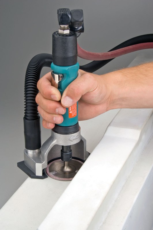 Outil à meule de tronçonnage à coupe affleurante pour aspirateur centralisé, 3" (76 mm), à ligne droite