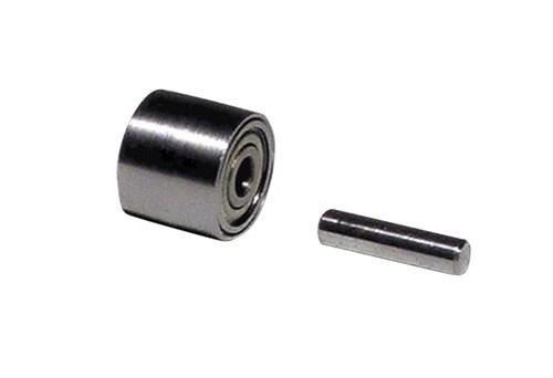 Contact Wheel Ass'y, 7/16" Dia. x 3/8" W x 3/8" I.D., Crown Face, Steel