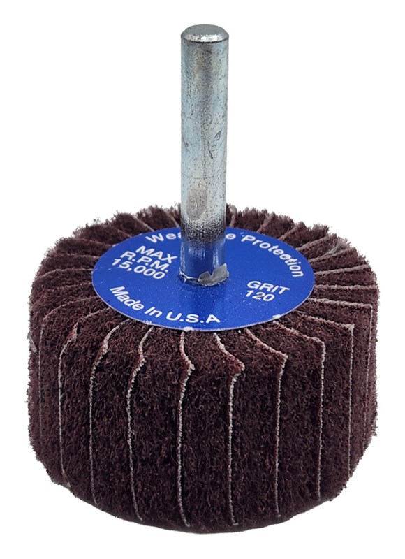 2" (51 mm) Dia. x 1" (25 mm) W x 1/4" (6 mm) Shaft 120/F A/O DynaCut Interleaf Wheel