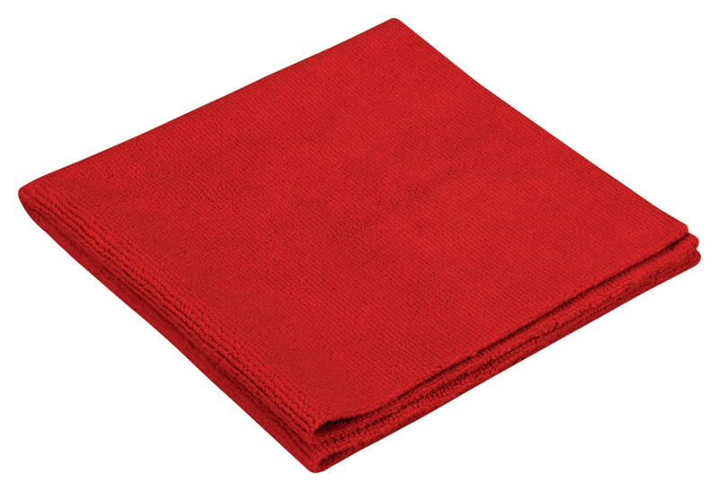 Edgeless Microfiber Wipe, Red