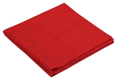 Edgeless Microfiber Wipe, Red