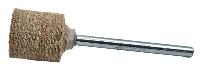1/2" x 1/2"-W185 Dynacut Cotton Fibre Polishing Mounted Point, 120GFX, 44,470 Max RPM