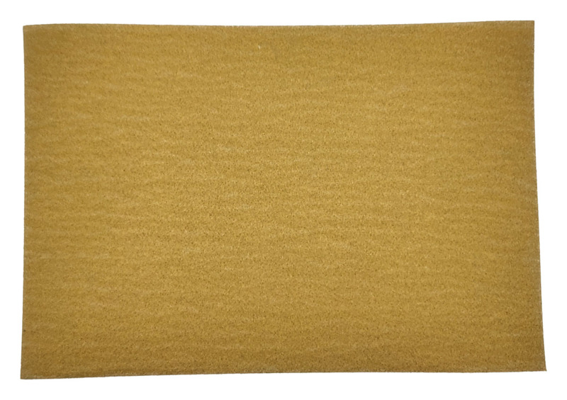 75 mm W x 110 mm L 320 Grit A/O Non-Vacuum Hook-Face DynaCut Sheet