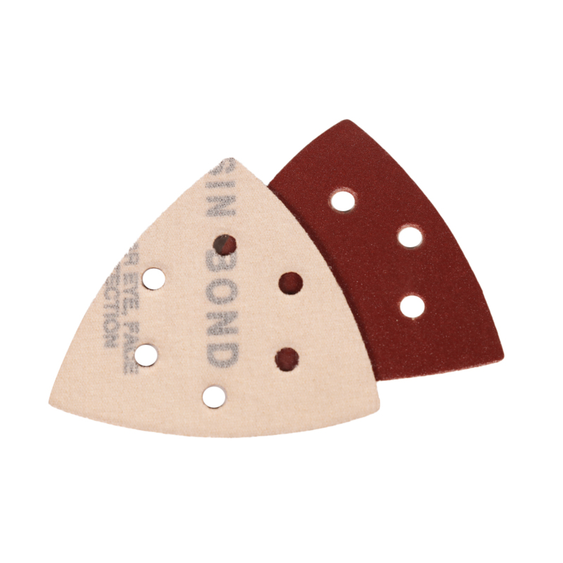 Disque DynaCut Dynafine triangulaire, grain 180, à fixation par ventouse, face en crochet, A/O