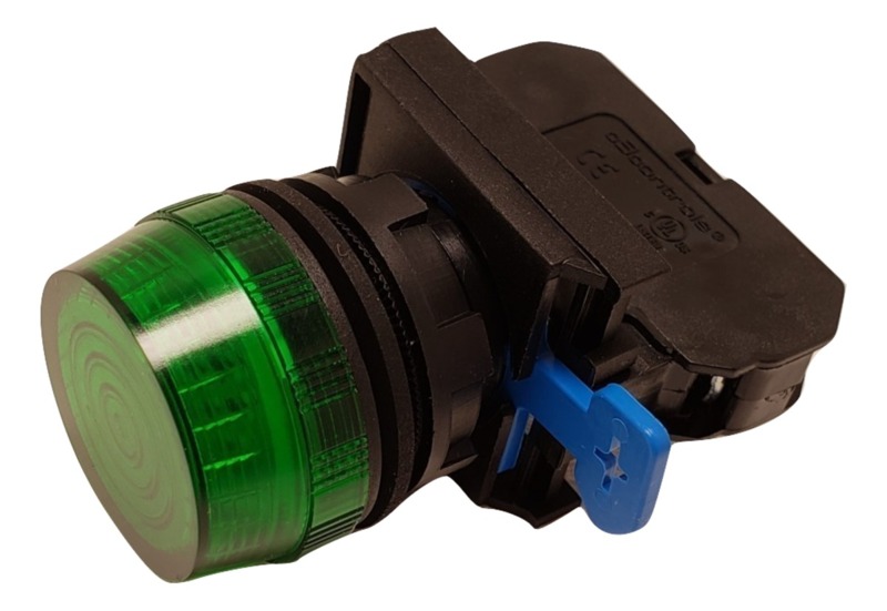 22 Milimeter Green Indicator Light