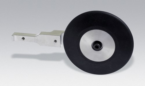 Ensemble de bras de contact, diamètre 1/2" (13 mm) x largeur 4" (102 mm), roue à bord arrondi