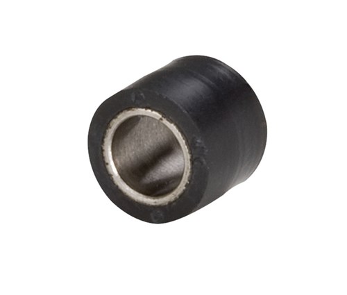 Contact Wheel, 7/16" Dia. x 3/8" W x 1/4" I.D., Crown Face, 70 Duro Rubber