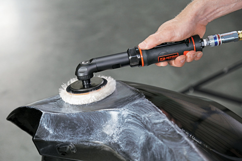 3" Extension Buffer/Polisher, 2,700 RPM, Right Angle