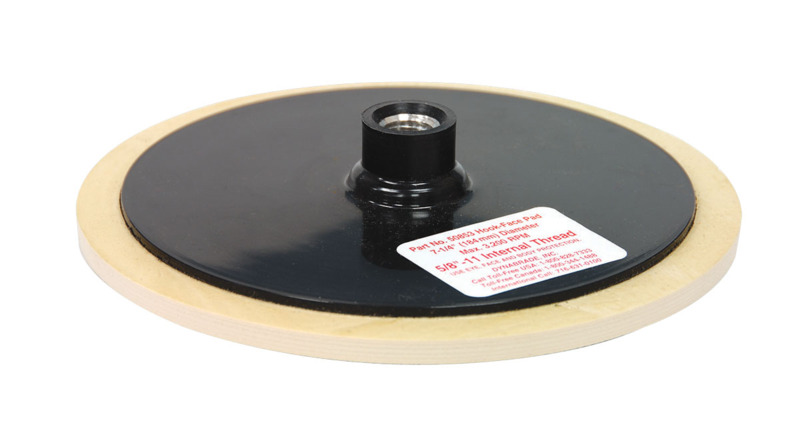 7-1/4" (184 mm) Dia. Non-Vacuum Wet/Dry Sander Disc Pad, Hook-Face, Short Nap
