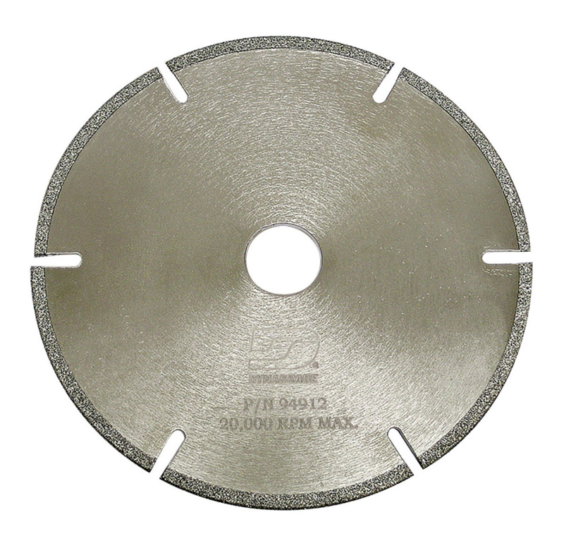 4-1/2" (114 mm) Dia. x 3/8" (9.53 mm) CH 40/50 Grit Gulleted/Slotted Diamond Cut-Off Wheel