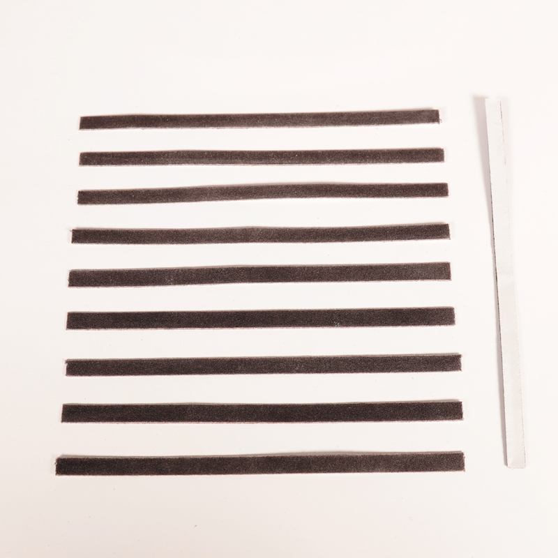 1/4" (6 mm) x 6" (152 mm) 180 Grit A/O PSA DynaCut Strip
