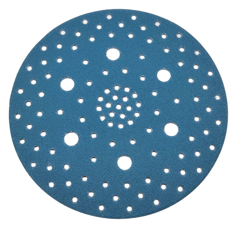 6" (152 mm) Dia. x 120 Grit A/O Hook Multi-Hole Vacuum Film-Backed DynaCut Disc