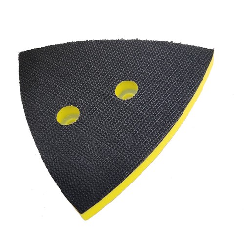 Disque triangulaire Dynafine sans aspiration, 2-7/8" (73 mm) de largeur x 3-1/8" (79 mm) de longueur, surface à crochets, poils courts