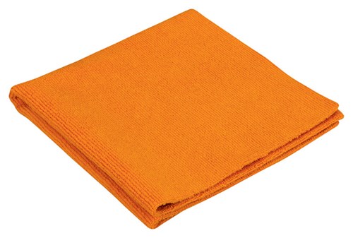Edgeless Microfiber Wipe, Orange